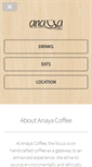 Mobile Screenshot of anayacoffee.com